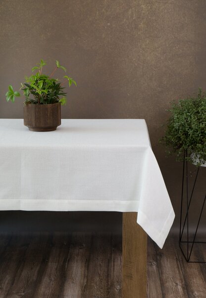 UBRUS STELLA 2 140X220 CM BÍLÝ