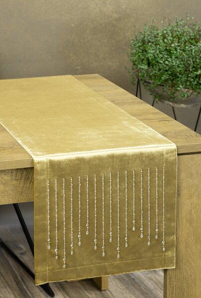 UBRUS ROYAL 3 35X140 CM ZLATÝ