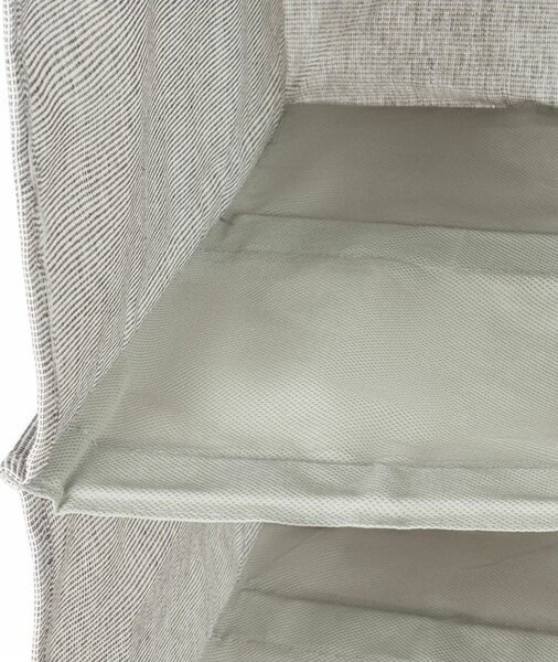 Závěsný organizér na oblečení 30 x 18 x 94 cm, šedá