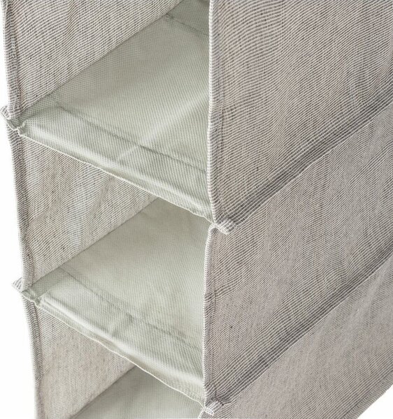 Závěsný organizér na oblečení 30 x 18 x 94 cm, šedá