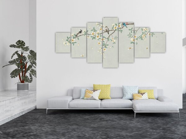 Obraz - Ptačí slet (210x100 cm)