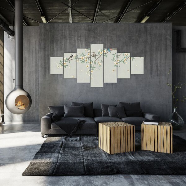 Obraz - Ptačí slet (210x100 cm)