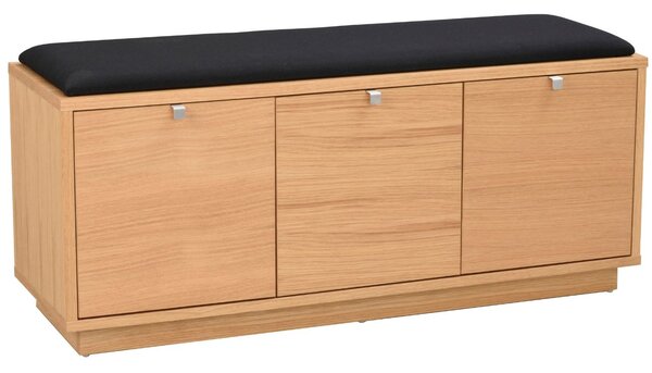 Dubová lavice ROWICO CONFETTI II. 106 cm s úložným prostorem