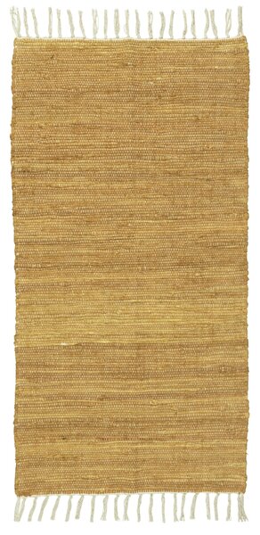 Bavlněný běhoun na podlahu Mustard 60 × 120 cm