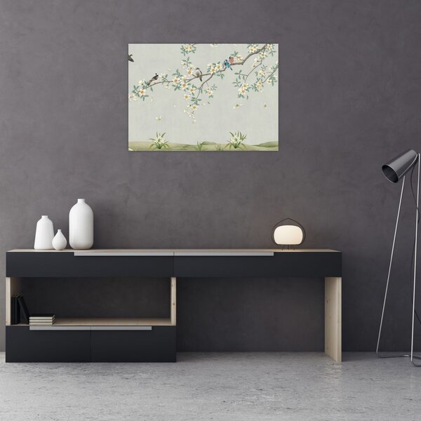 Obraz - Ptačí slet (70x50 cm)