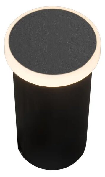 Venkovní LED svítidlo Alf Round 3000K černá