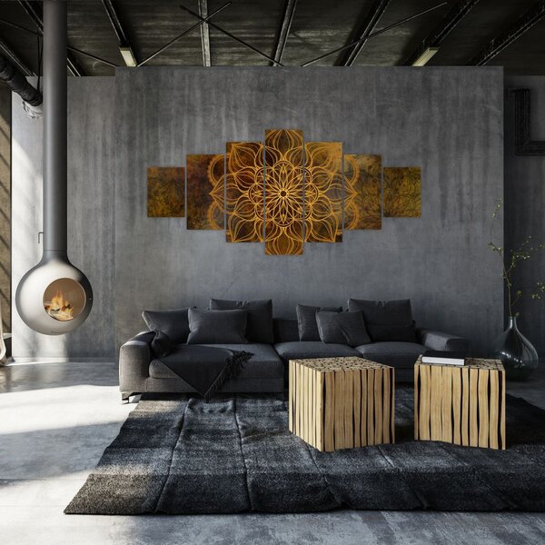 Obraz - Mandala radosti (210x100 cm)