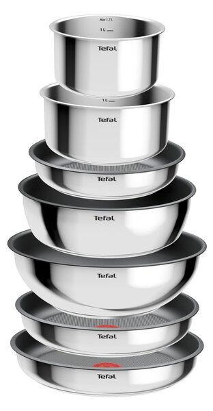 Hliníková sada nádobí 15 ks INGENIO Cook Eat L881SF04 – Tefal