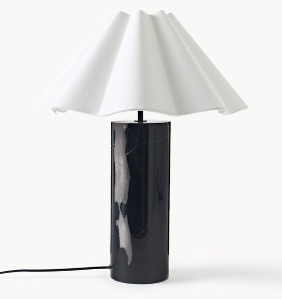 Velká stolní lampa's mramorovou podstavou Arya
