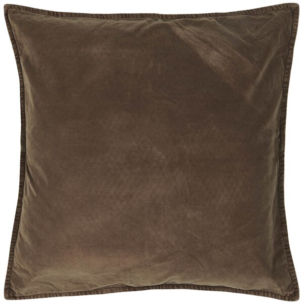 Sametový povlak na polštář Chocolate 52 × 52 cm