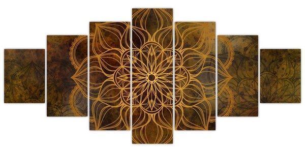 Obraz - Mandala radosti (210x100 cm)