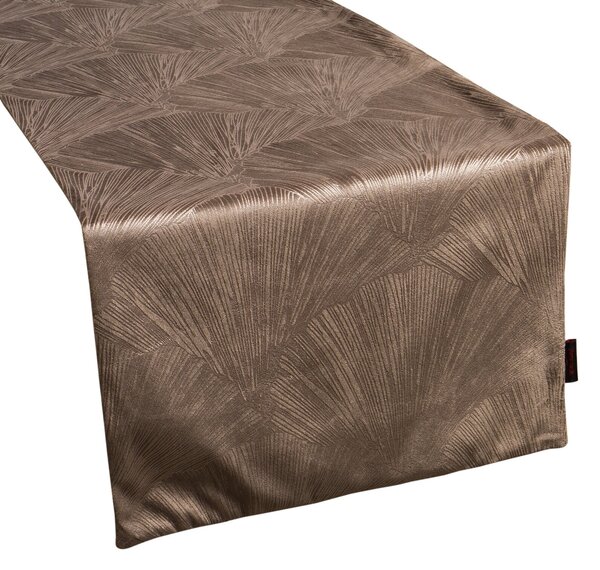 UBRUS PIERRE CARDIN GOYA 40X140 CM HNĚDÝ