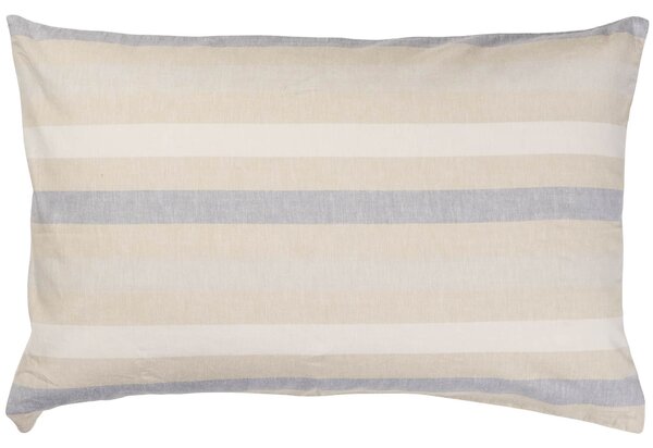 Povlak na polštář Natural and Blue Stripes 40 × 60 cm