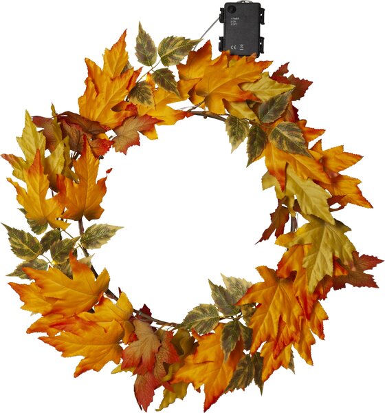 Svítící věnec Autumn 45 cm