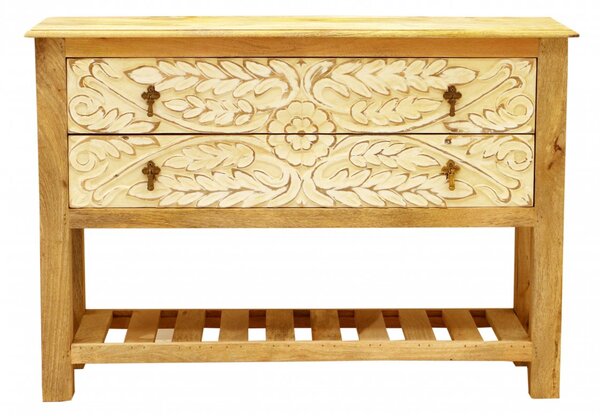 Konzolový stůl Sita 110x76x35 z indického masivu mango