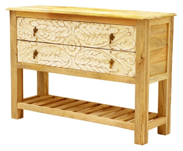 Konzolový stůl Sita 110x76x35 z indického masivu mango