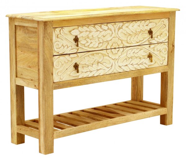 Konzolový stůl Sita 110x76x35 z indického masivu mango