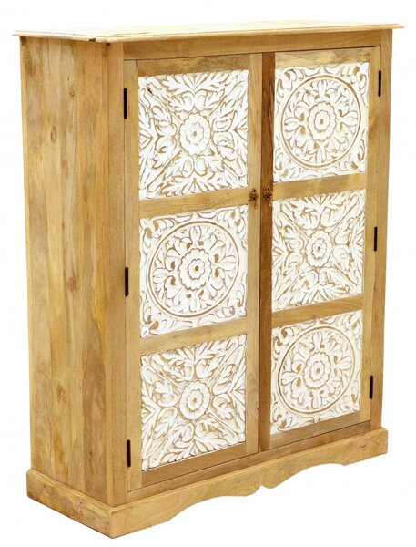 Komoda Sita 115x140x45 z indického masivu mango
