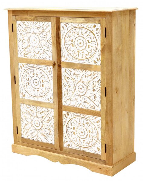 Komoda Sita 115x140x45 z indického masivu mango