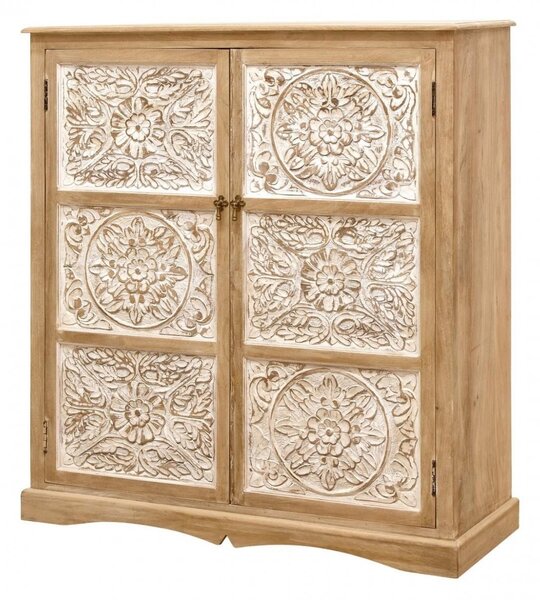 Komoda Sita 115x140x45 z indického masivu mango