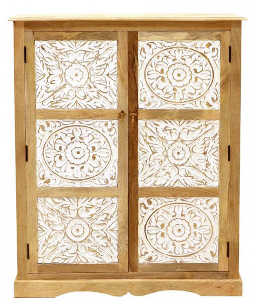Komoda Sita 115x140x45 z indického masivu mango