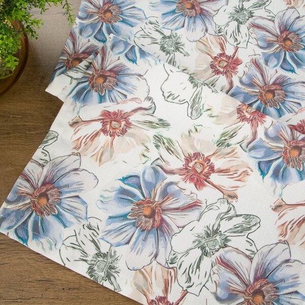 UBRUS FLORE 7 40X140 CM VZOROVANÝ