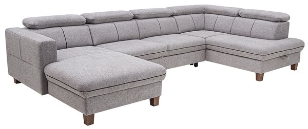 Sedací souprava ZANTE U | 174x324x190 | rozkládací + úložný prostor | VÝBĚR TKANIN a NOŽIČEK