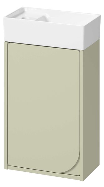 Cersanit Crea II skříňka 39.2x21.5x59.2 cm pod umyvadlo závěsná zelená S1058-029