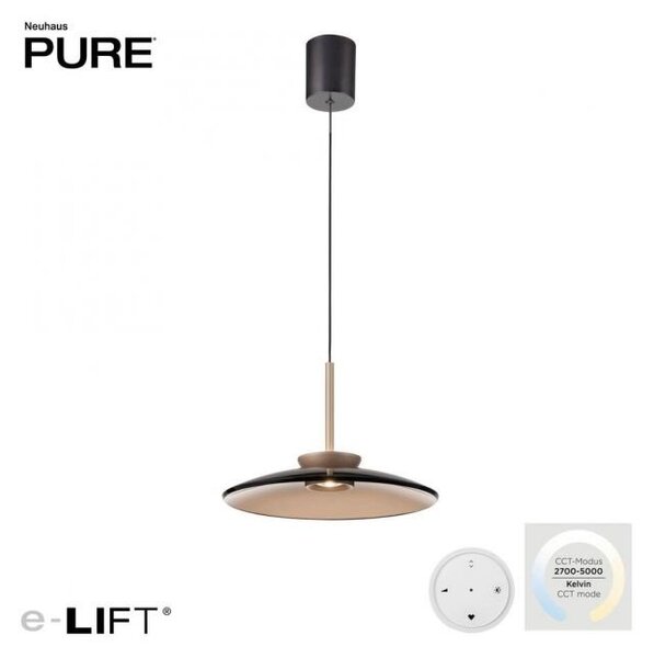 Paul Neuhaus Závěsné LED svítidlo PURE E-Moon, 18W, ø 50 cm, CCT 2700-5700K