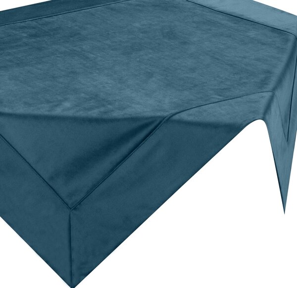 UBRUS VELVET 85X85 CM TMAVĚMODRÝ