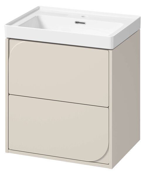 Cersanit Crea II skříňka 59.4x44.7x62.1 cm pod umyvadlo závěsná béžová S1058-025