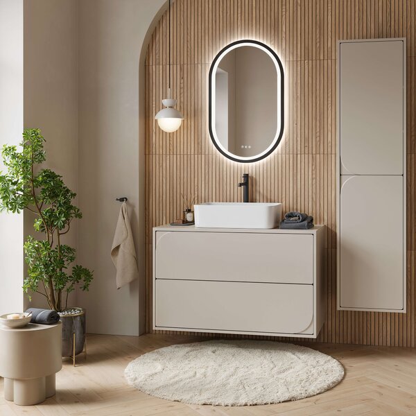 Cersanit Crea II skříňka 40x30x160 cm boční závěsná béžová S1058–018