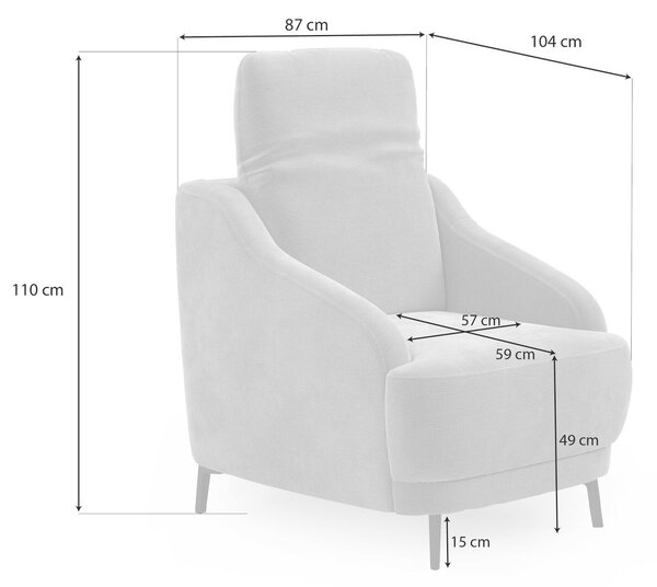 KŘESLO, textil, barvy lískového ořechu Sit & More - Online Only křesla & taburety, Online Only