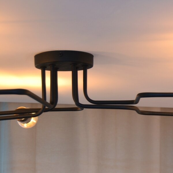 LED Přisazený lustr TUBE 6xE27/15W/230V