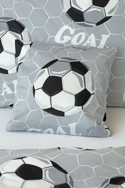 Povlečení Goal Bavlna deluxe 1x 140/200, 1x 70/90