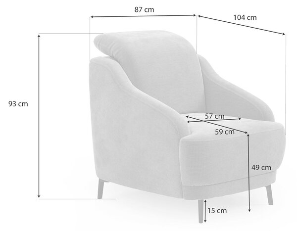KŘESLO, textil, barvy lískového ořechu Sit & More - Online Only křesla & taburety, Online Only
