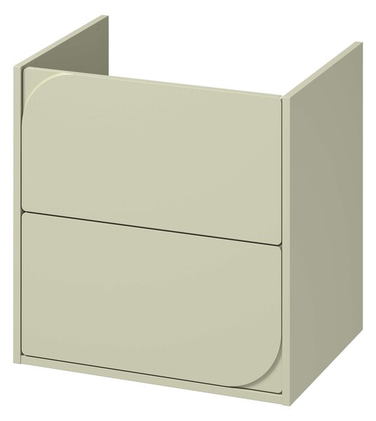 Cersanit Crea II skříňka 59.4x44.7x62.1 cm pod umyvadlo závěsná zelená S1058-030