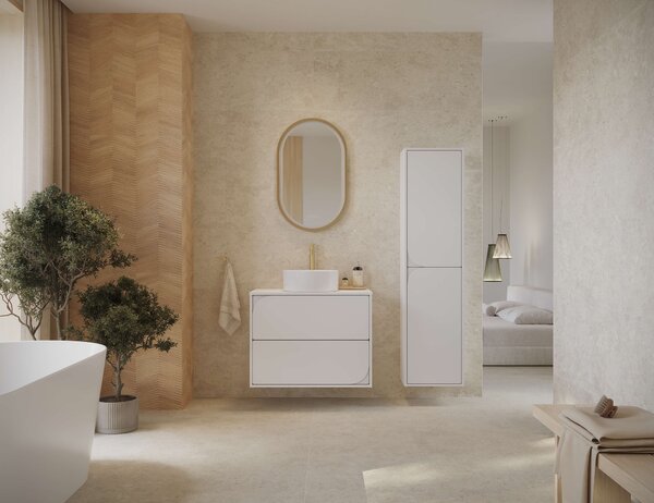 Cersanit Crea II skříňka 40x30x160 cm boční závěsná bílá S1058–017