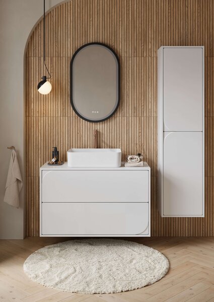 Cersanit Crea II skříňka 40x30x160 cm boční závěsná bílá S1058–017
