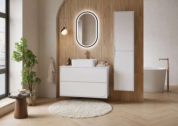 Cersanit Crea II skříňka 40x30x160 cm boční závěsná bílá S1058–017