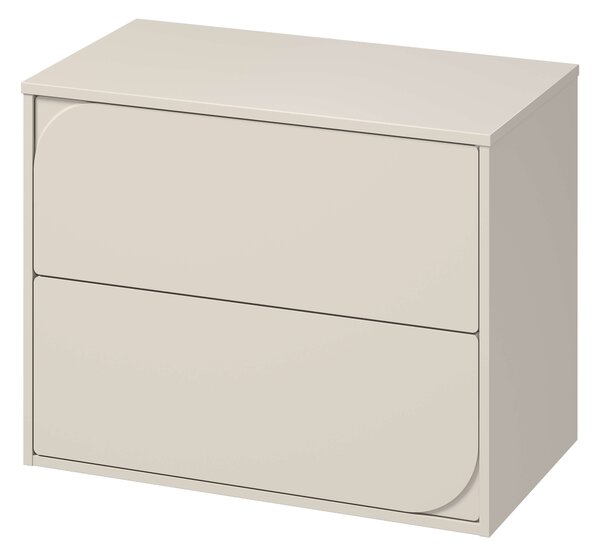Cersanit Crea II skříňka 79.4x44.7x62.1 cm pod umyvadlo závěsná béžová S1058–026