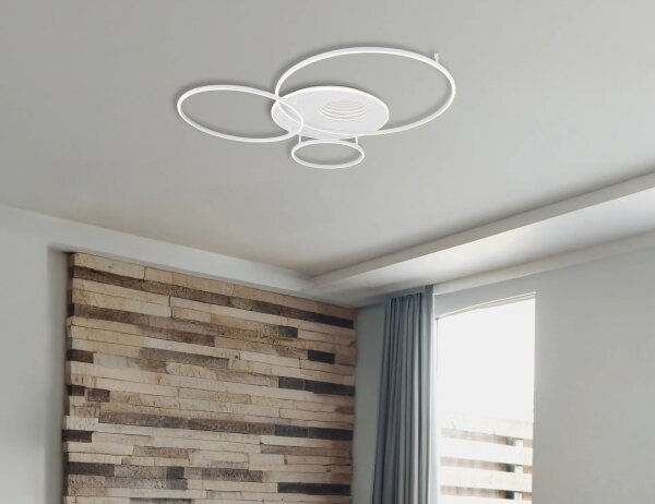 Globo 48466-70W-LED Stm str svítidlo INVERTINA 70W/230V 105x26,5 cm stříbrná+DO