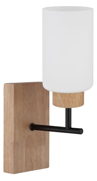Globo 15977W - Nástěnná lampa ROWENA 1xE27/60W/230V béžová/bílá