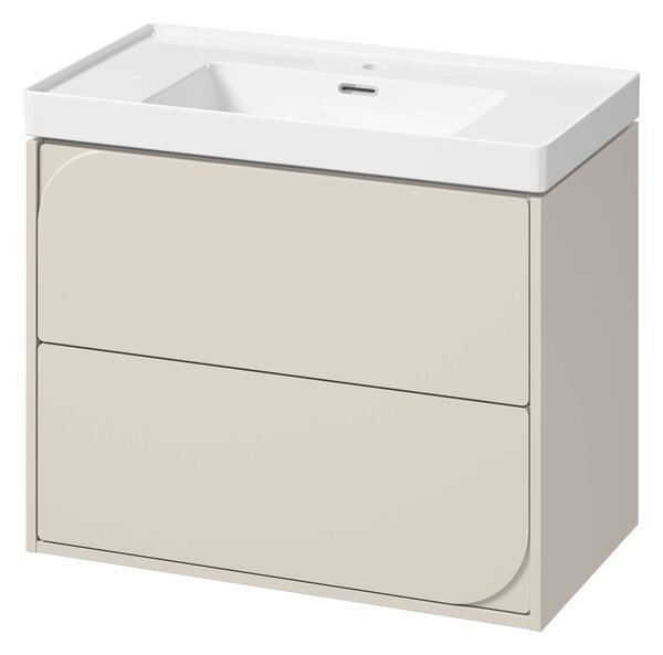 Cersanit Crea II skříňka 79.4x44.7x62.1 cm pod umyvadlo závěsná béžová S1058–026