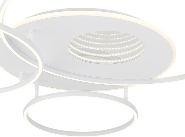 Globo 48466-70W-LED Stm str svítidlo INVERTINA 70W/230V 105x26,5 cm stříbrná+DO