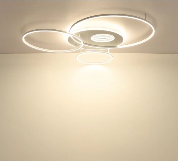 Globo 48466-70W-LED Stm str svítidlo INVERTINA 70W/230V 105x26,5 cm stříbrná+DO
