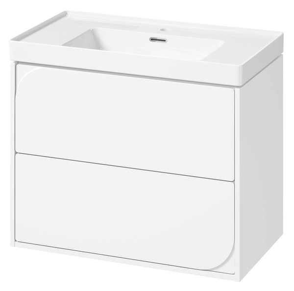 Cersanit Crea II skříňka 79.4x44.7x62.1 cm pod umyvadlo závěsná bílá S1058–021