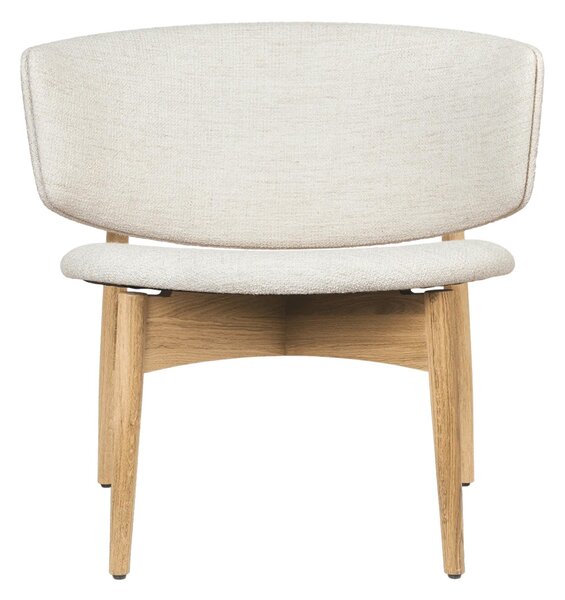 FERM LIVING Křeslo Herman Wood, Bouclé, Oak/Off-White