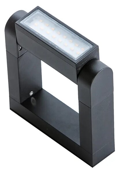 LED vnější nástěnné osvětlení Frame tmavě šedé