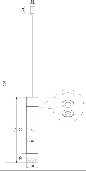 Globo 16060 - LED Stm dotyk nabíjecí svítidlo 2v1 PELO LED/2W/230/5V černá